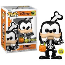 Disney Skeleton Goofy Glow-in-The-Dark Pop! Vinyl Figure - Entertainment Earth E - £22.32 GBP