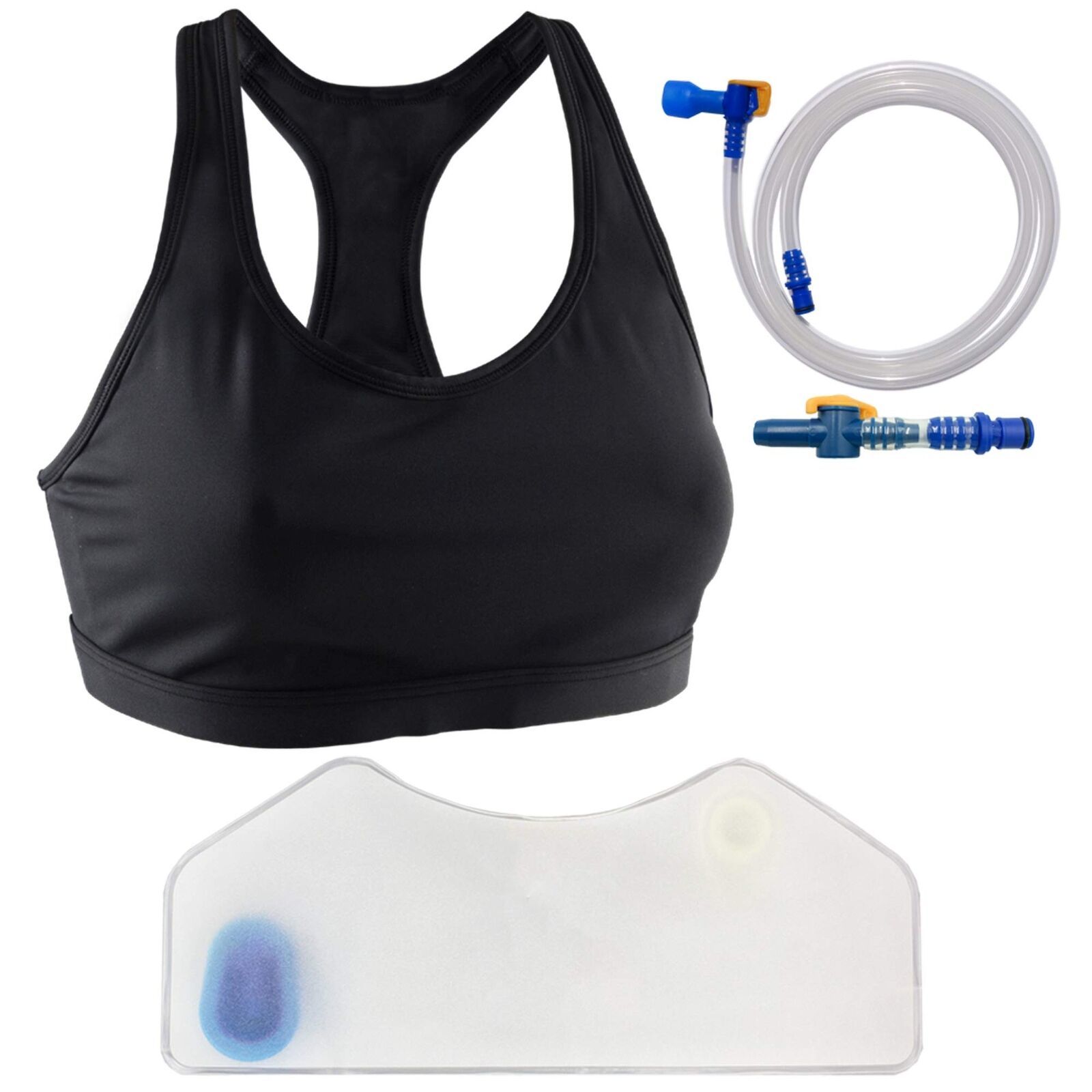 Sports Bra Hidden Flask Pouch For Women: Portable 25Oz Undetecta...