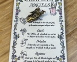 Vintage Heaven&#39;s Angel Pin Brooch on Card with Poem Estate Jewelry Find ... - $11.88