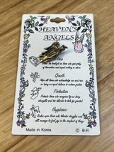 Vintage Heaven&#39;s Angel Pin Brooch on Card with Poem Estate Jewelry Find ... - £9.46 GBP