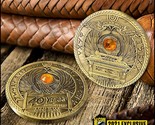 SDCC 2021 Indiana Jones Raiders Lost Ark 40 Years Antique Gold Metal Coi... - $49.99