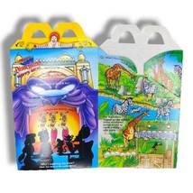 Vintage McDonald&#39;s Happy Meal Box Unused Disneyland Aladdin&#39;s Oasis 90s S1 - £12.63 GBP