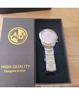 AJ custom stainless steel mens watch - $45.00