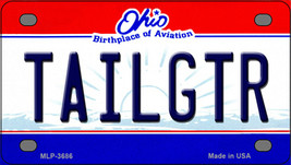 Tailgtr Ohio State Novelty Mini Metal License Plate Tag - $278.95 MXN