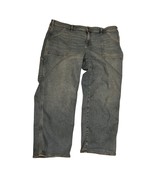Lands End Women&#39;s Carpenter Jeans 24W High Waist Light Wash Tapered Leg ... - $594.16 MXN