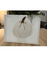Textured Pumpkin Canvas – Hand Crafted Autumn Décor, Made in Canada - $389.36 MXN