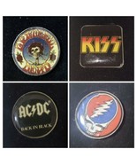 Stones, AC/DC, KISS (5 ) Officially Licensed Tour Collection 1” Tack Pin... - £6.96 GBP