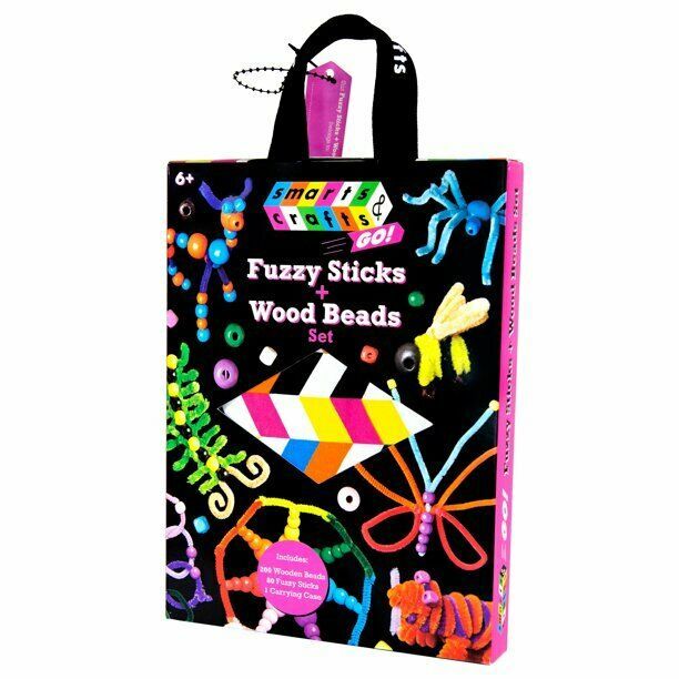 Smarts & Crafts Fuzzy Sticks and Wood Beads Craft Kit (241 Pieces) (LOC GRM1) Item image 2