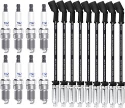 8X Spark Plugs &amp; Wires 41 962, Spark Plug and wire for Chevy Silverado - $89.05