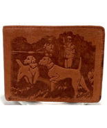 Outdoor Collection Mens Full Grain Leather Wallet - Trifold - Bird Dog Hunt - $14.01