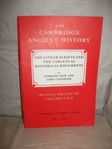 The Cambridge Ancient History (Fascicle): 70: The Linear Scripts and Tablets as  - $17.82