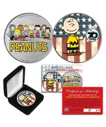 2020 Peanuts Charlie Brown 70th Anniv 1OZ 999 SILVER Coin LTD # of 70 AMERICANA - $92.57