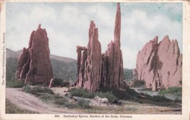 Cathedral Spires Garden of the Gods Colorado CO Postcard D13 - £2.39 GBP