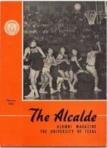 University of TEXAS ALCALDE Alumni Magazine February 1952 Basketball - $18.81