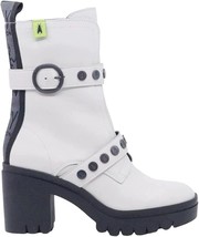 FLY London TAMA 888 Fly Nausica OFF WHITE Zip Ankle Boot US 7.5-8  EU 38 - $72.99