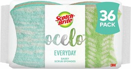 Scotch-Brite ocelo Non-Scratch Scrub Sponge, Assorted Designs, 36 Sponges - £80.17 GBP