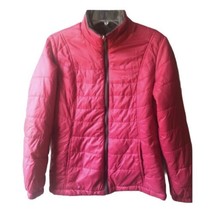 Below Zero Pink Faux Down Jacket Size Medium - $31.98