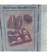 Mini Vest Shaped Needle Case Craft Pattern Pin Weaving 201 Kathy Stachow... - £7.27 GBP