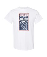 AS1368 - Indiana Hoosiers Basketball Net Block T Shirt - Small - White - £18.79 GBP