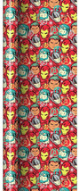 2 Rolls Marvel Avengers Christmas Gift Wrapping Paper 50 sq ft Total - $8.00