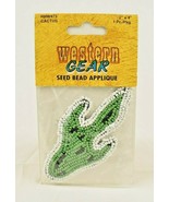 Wangs  Western Gear  Seed Bead Applique  Cactus  1 Piece (New) - £5.27 GBP