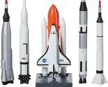 5 Piece Space Shuttle and Rockets Pack Scale Diecast and Plastic Models - £19.38 GBP