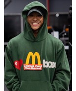 McDonald&#39;s joint hooded sweatshirt American heavyweight trendy men&#39;s and... - £59.75 GBP