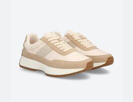 GENUINE DOLCE VITA BREELA WOMENS SIZES 8 9 9.5 TAN CUSHIONED PLATFORM DV... - $48.90