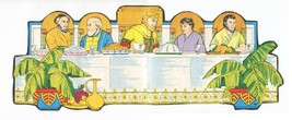 Flannel Board Bible Story Figure Vintage 1980s Religious Illustrations C... - $9.70