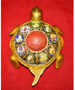 NavDurga Shree yantra on Tortoise / Kachap Shri yantra - $3,164.38 MXN