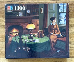 Charles Wysocki Her Captain&#39;s Wistful Letter 1000 Piece MB Puzzle-Complete - $23.70