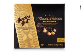 Hawaiian Host Founders Collection Dark Chocolate 3.5 Oz (Pack Of 10 Boxes) - $157.41