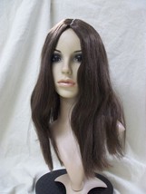 Brown Parted Star Style Wig Hippie 60s Unisex Mary 70s Rocker Wench Witc... - $244.08 MXN