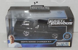 Jada 1/32 Fast And Furious Dom&#39;s Dodge Charger R/T #24075 Die Cast Metal - $14.36