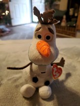 TY OLAF Snowman (Permafrost) (2019 Disney Frozen 2) (8.5 Inch) Beanie Baby MWMTs - £5.81 GBP