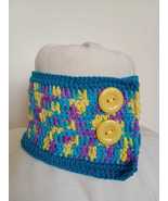 Crochet neck warmer, cowl, infinity scarf  - €25,84 EUR