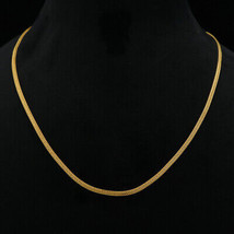 22k Seal Authentic Gold 21in Link Chain Wife Gift Classic Women Jewelry - £1,150.10 GBP