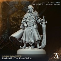 3D Printed Archvillain Games Rashahid The False Sultan Archvillain Socie... - $145.17 MXN+