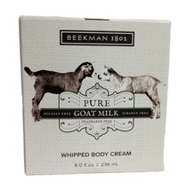Beekman 1802 Pure Goat Milk Whipped Body Cream Fragrance Free Lotion 8 Oz  - £15.60 GBP