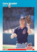 1987 Fleer #260 Cory Snyder RC Rookie Card Cleveland Indians ⚾ - £0.70 GBP