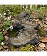 KEEN Outdoor Hiking Trail Mid Boots Size 8 W Brown camping - $514.52 MXN