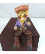 2006 WMG Anthropomorphic Pizza Head Man Food Shelf Sitter Figurine Rare - €16,96 EUR