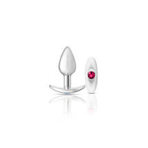 Cheeky Charms-Silver Metal Butt Plug Kit -Clear/bright Pink - £37.96 GBP