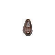 Stacy Adams Riccardi Plain Toe Oxford Shoes Animal Print Cognac 25575-221 image 3