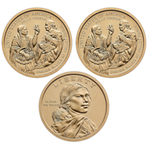 2026 Sacagawea Native American One Dollar P&amp;D Tpe A &amp; Type B 4 Coin Set - $6.10