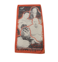 Vintage 90s WWF World Wrestling Federation Beach Towel The Rock Stone Co... - $84.10