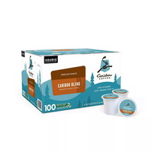 Caribou Coffee Caribou Blend K Cup Pods 100 Ct - £63.19 GBP