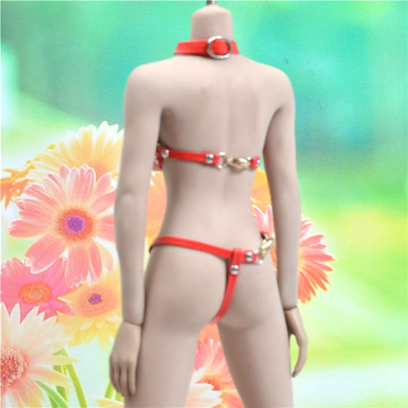 Play 1/6 Scale Ay Female Figure Scene Accessories Bikini Elastic Underwear Leath - £31.44 GBP