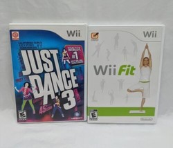 Lot Of (2) Nintendo Wii Family Activity Party Games Wii Fit Just Dance 3 - £21.91 GBP
