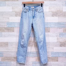 Madewell Perfect Vintage Jean in Fitzgerald Wash High Rise No Stretch Womens 23 - £41.99 GBP